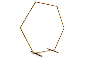 FRAME - Decoration Balloon Stand - Hexagon Oker - 210x230cm