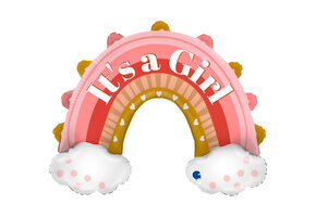 It's A Girl - BoHo Pink Rainbow - 31 inch - Grabo