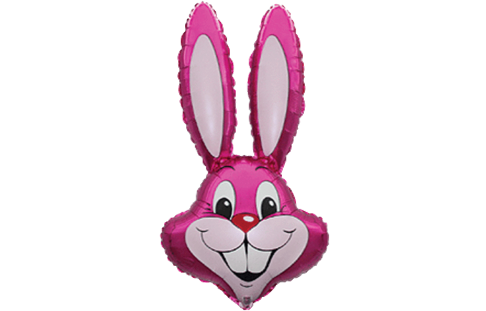 Rabbit Head - Fuchsia - 24 inch - Flex
