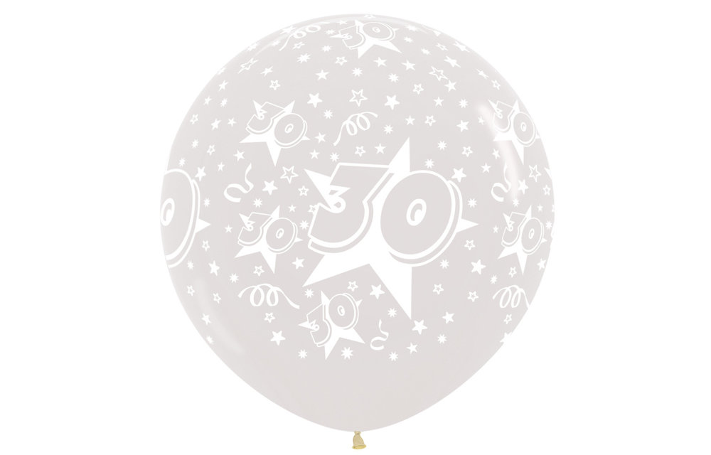 Sempertex 36 inch  - Cijfer 30 - Clear 390 - 2 Stuks