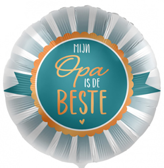 Mijn Opa is de Beste - 18"/45cm - 2 stuks ***
