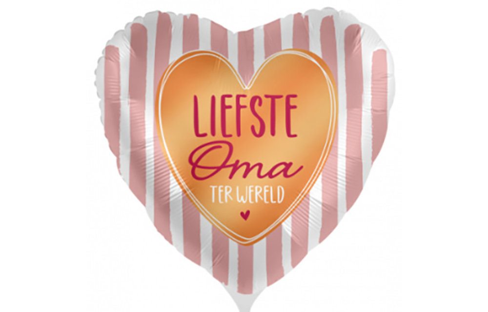 Liefste Oma ter Wereld - 18 inch - 2 stuks ***