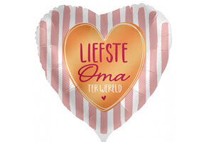 Liefste Oma ter Wereld - 18"/45cm - 2 stuks ***
