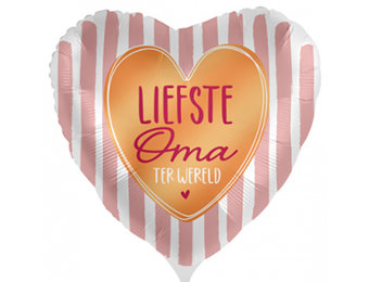 Liefste Oma ter Wereld - 18"/45cm - 2 stuks ***