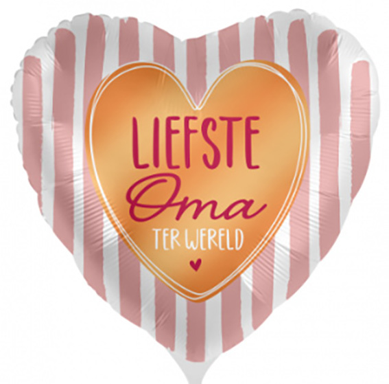 Liefste Oma ter Wereld - 18 inch - 2 stuks ***
