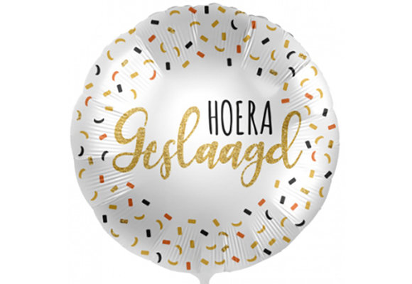 Hoera Geslaagd - 18"/45cm - 2 stuks ***