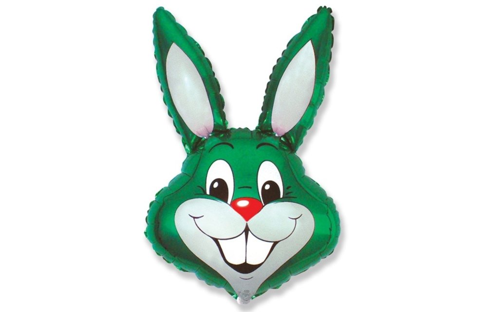 Rabbit Head - Green - 24 inch - Flex