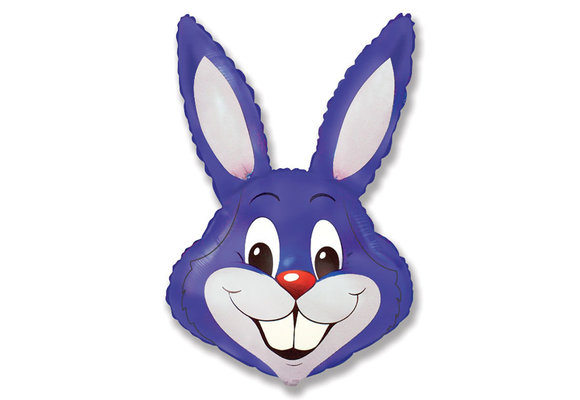 Konijn Hoofd Paars - FX24"/61cm