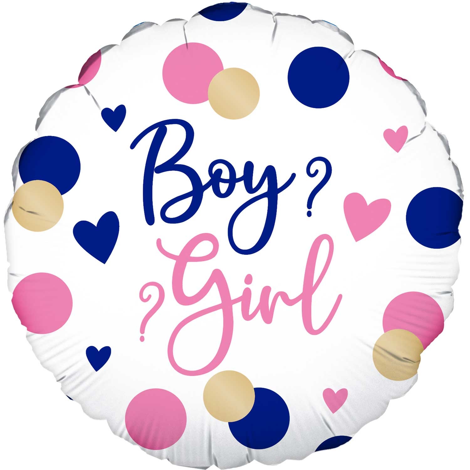Genderreveal - Pink & Navy - O18"/45cm