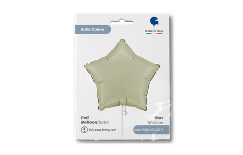 Star - Satin Olive Green - 18" - Grabo