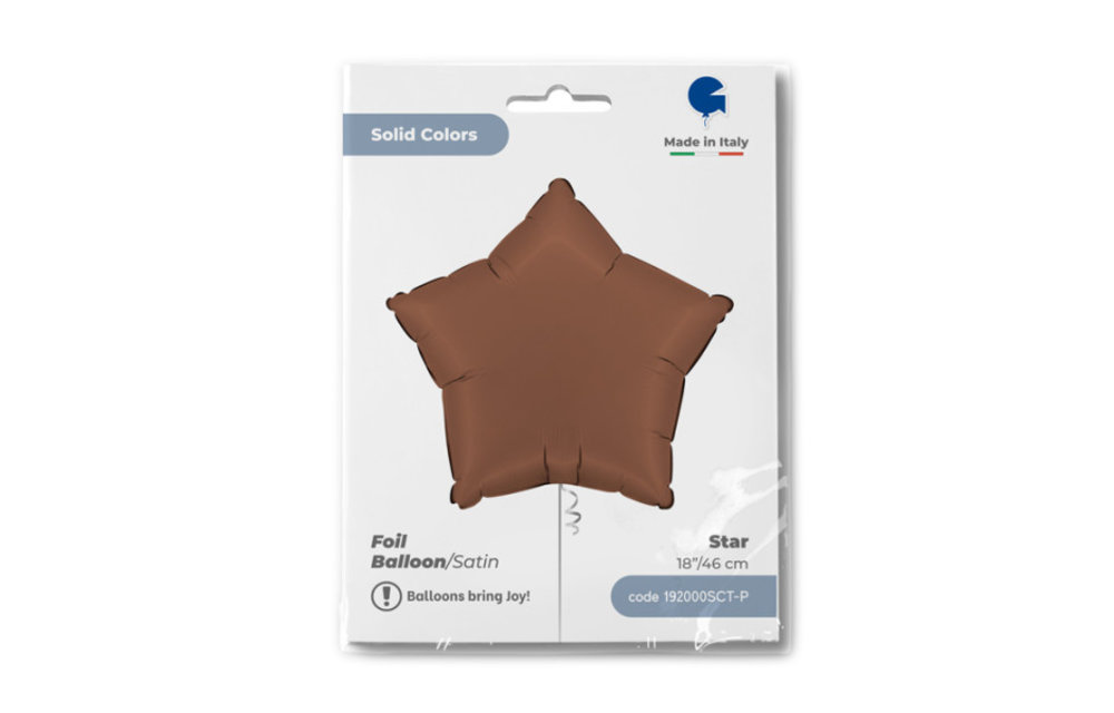 Star - Satin Chocolate - 18 inch - Grabo
