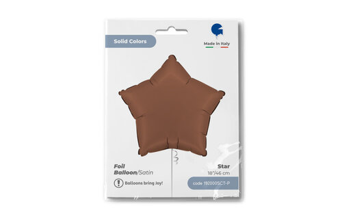 Star - Satin Chocolate - 18 inch - Grabo