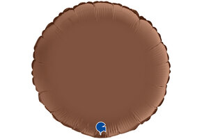 Round - Satin Chocolate - 18" - Grabo