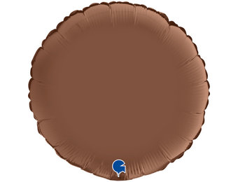 Round - Satin Chocolate - 18" - Grabo