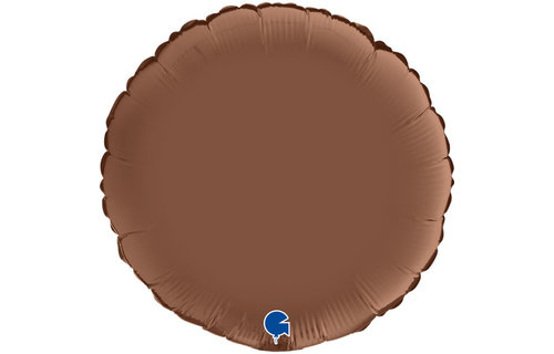 Round - Satin Chocolate - 18 inch - Grabo
