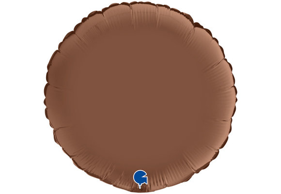 Round - Satin Chocolate - 18 inch - Grabo