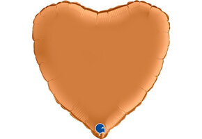 Heart - Satin Caramel - 18" - Grabo