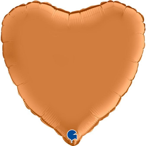 Heart - Satin Caramel - 18" - Grabo