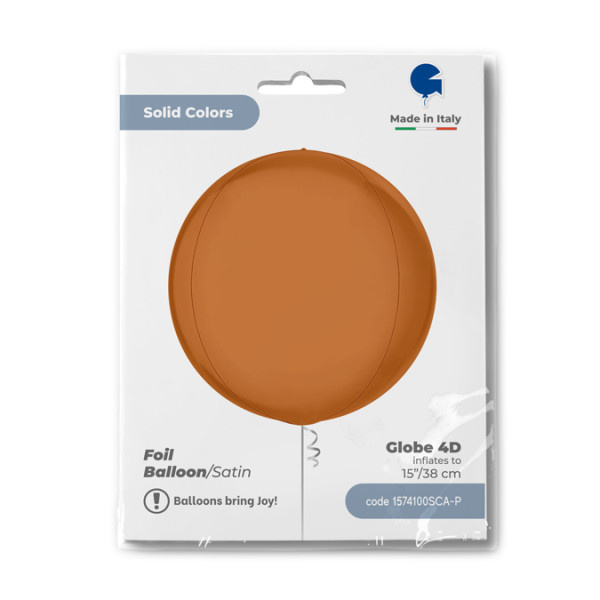 GLOBE - Satin Caramel - 15"/38cm
