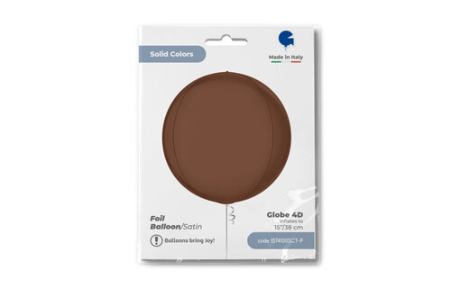 GLOBE - Satin Chocolate - 15 inch - Grabo