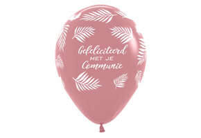R12  - Gefeliciteerd met je Communie - Palms - Rosewood 010 - 25ct