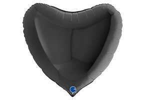 Heart - Black - 36"/91cm - Grabo