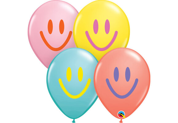 Quaqlatex 11 inch - Smile Colourful - Assortiment - 50 pcs