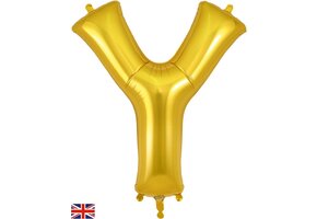 Letter Gold - Y - Oaktree 34 inch