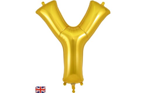 Letter Gold - Y - Oaktree 34 inch
