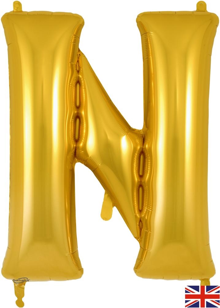 Letter Gold - N - O34"/86cm