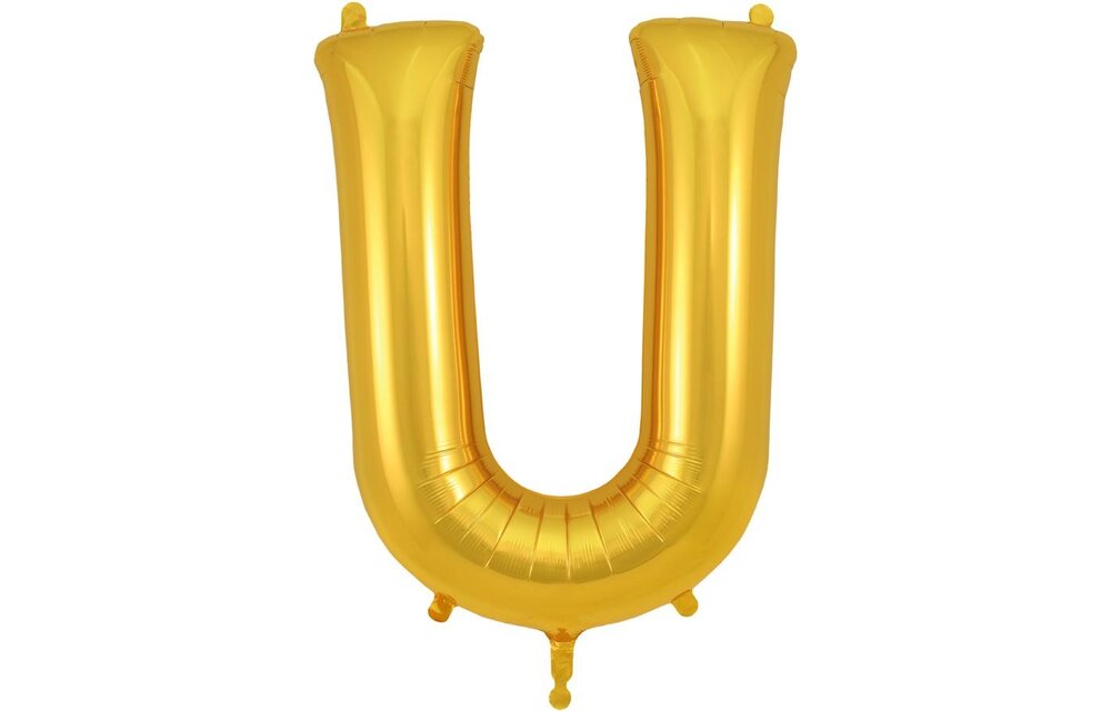 Letter Gold - U - Oaktree 34 inch