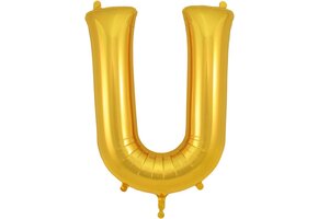 Letter Gold - U - Oaktree 34 inch