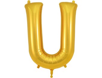 Letter Gold - U - O34"/86cm