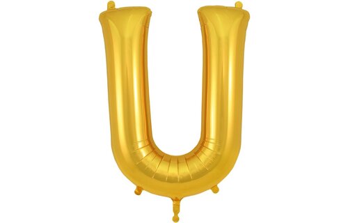 Letter Gold - U - Oaktree 34 inch