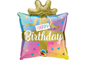 MICROFOIL - Birthday Present - 14 inch - Qualatex