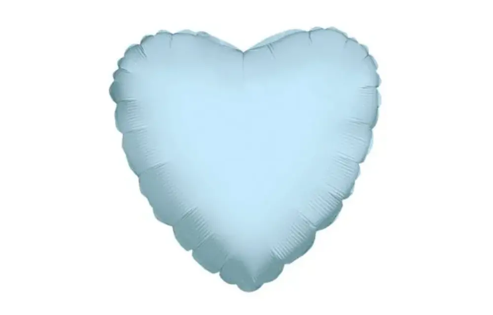 Heart - Light Blue - 18 inch - Kaleidsocope