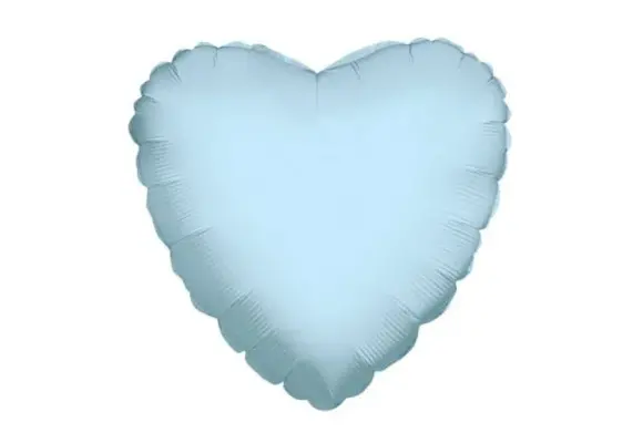 Heart - Light Blue - 18 inch - Kaleidsocope