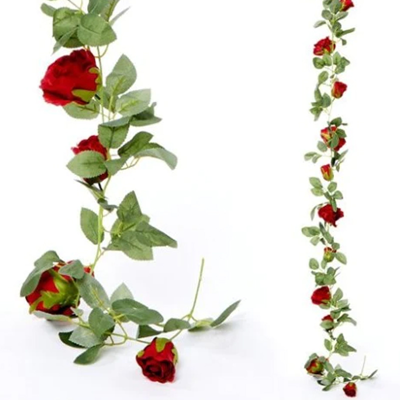 Rose Garland - Red - 175cm