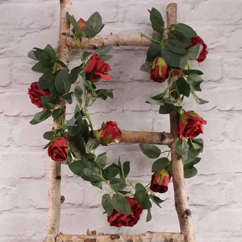 Rose Garland - Red - 175cm