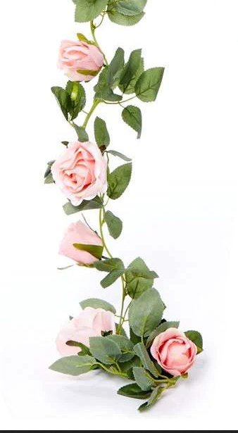 Rose Garland - Light Pink - 175cm