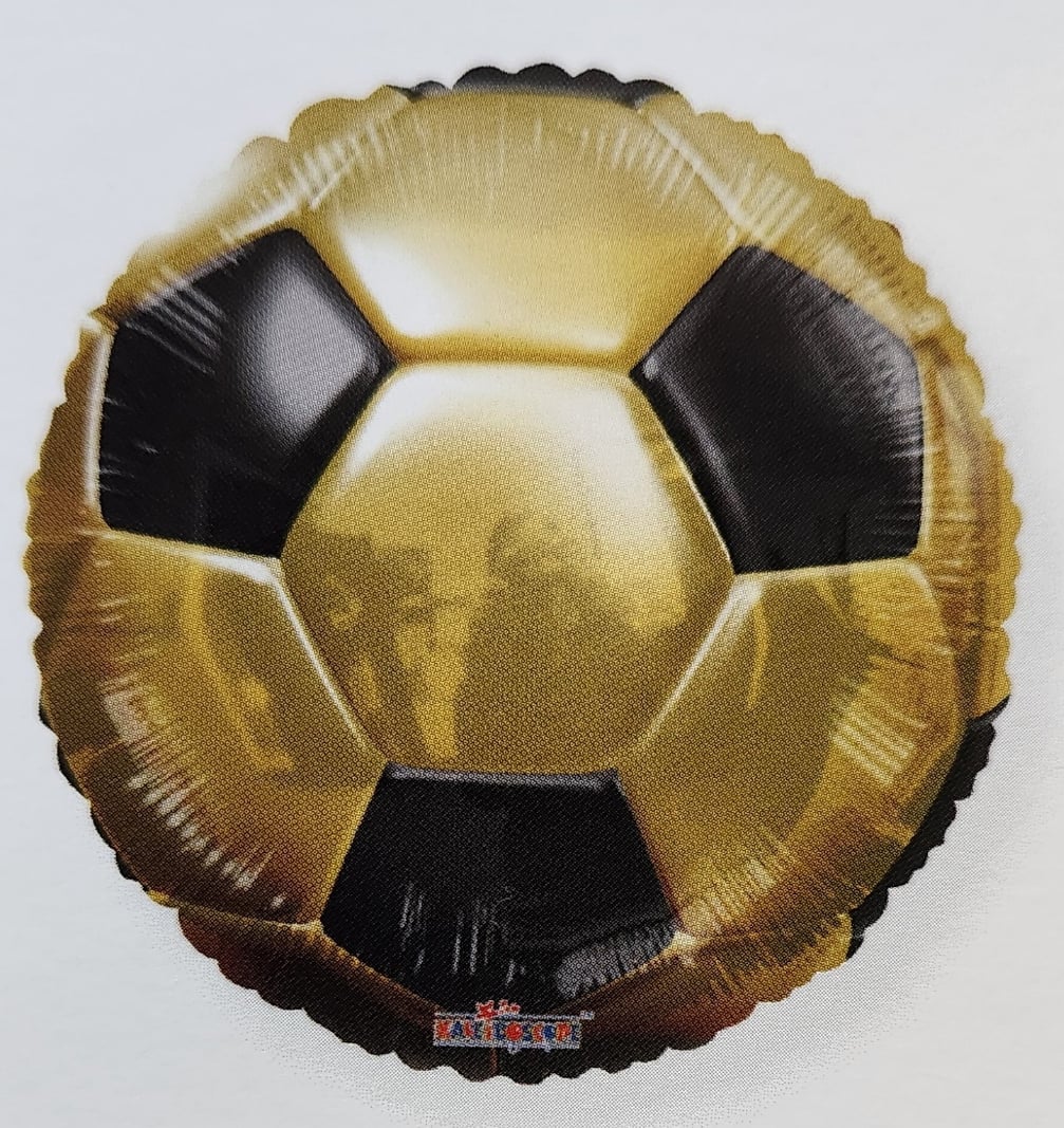 Soccer/Voetbal - Gold - 18 inch - Kaleidoscope