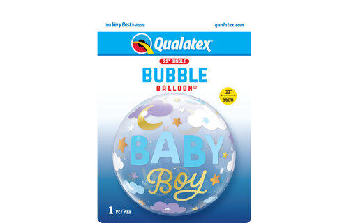 BUBBLE Baby Boy - Sweet Dreams - 22 inch - Qualatex