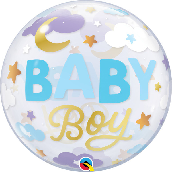 BUBBLE Baby Boy - Sweet Dreams - 22 inch - Qualatex