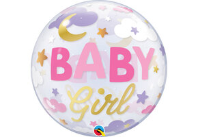 BUBBLE Baby Girl - Sweet Dreams - 22 inch - Qualatex