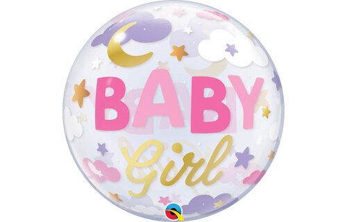 BUBBLE Baby Girl - Sweet Dreams - 22 inch - Qualatex