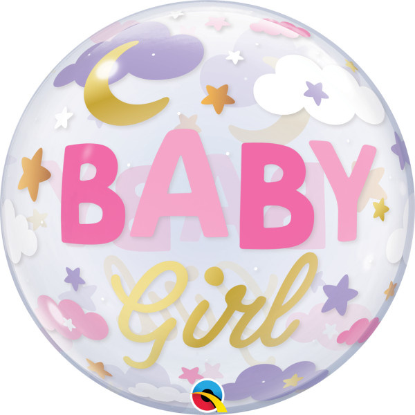 BUBBLE Baby Girl - Sweet Dreams - 22 inch - Qualatex