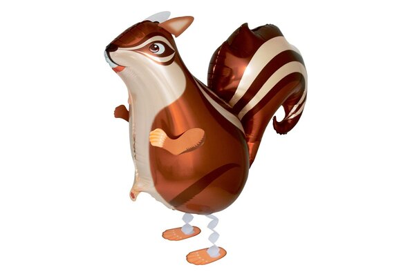 Squirrel/Eekhoorn - walking balloon - 55 x 51cm
