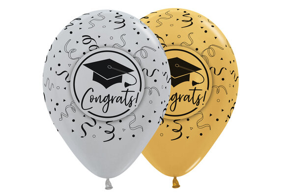 Sempertex 12 inch  - Congratulations Graduation - Assortment