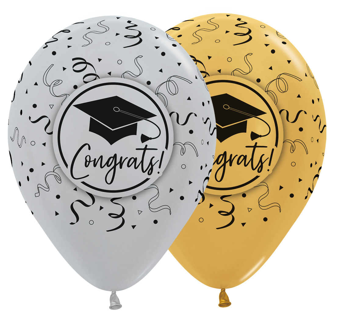 Sempertex 12 inch  - Congratulations Graduation - Assortment