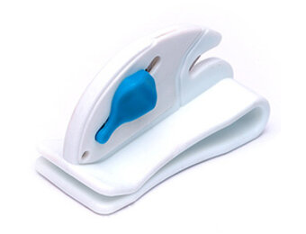 Balloon Cutter with Knife - White/Blue